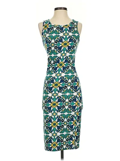 Pre-owned Forever 21 Contemporary Cocktail Dress In Teal