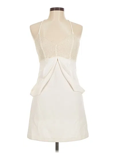 Pre-owned Forever 21 Contemporary Cocktail Dress In White