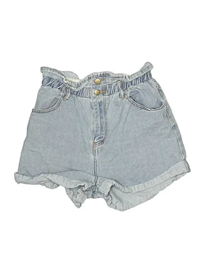 Pre-owned Forever 21 Contemporary Denim Shorts In Blue