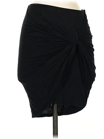 Pre-owned Forever 21 Contemporary Formal Skirt In Black