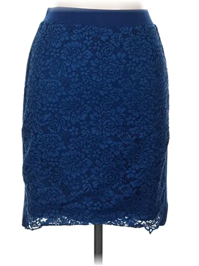 Pre-owned Forever 21 Contemporary Formal Skirt In Blue
