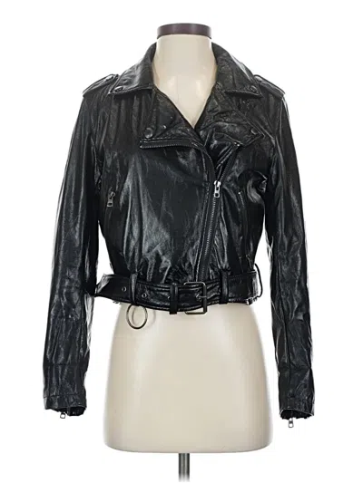 Pre-owned Forever 21 Contemporary Jacket In Black