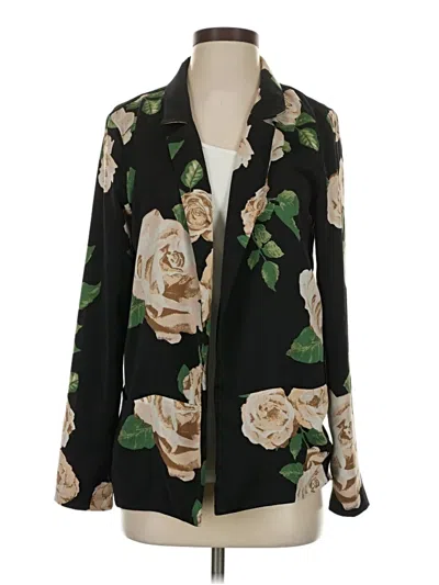 Pre-owned Forever 21 Contemporary Kimono In Black