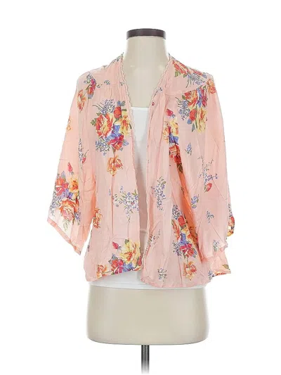 Pre-owned Forever 21 Contemporary Kimono In Pink