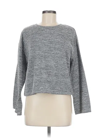 Pre-owned Forever 21 Contemporary Pullover Sweater In Gray