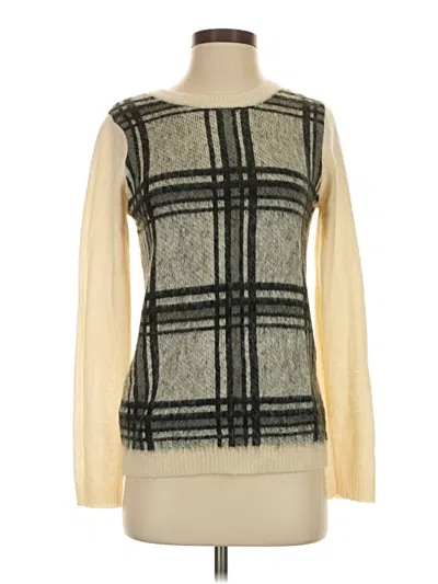 Pre-owned Forever 21 Contemporary Pullover Sweater In Ivory