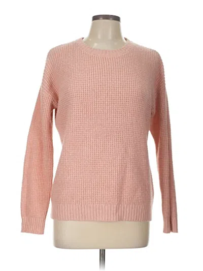 Pre-owned Forever 21 Contemporary Pullover Sweater In Pink