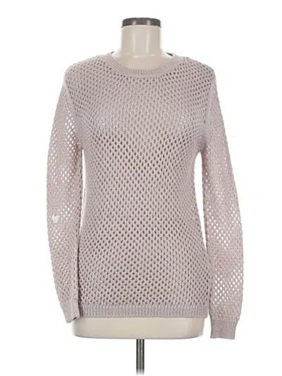 Pre-owned Forever 21 Contemporary Pullover Sweater In Silver