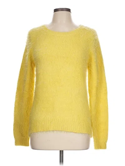Pre-owned Forever 21 Contemporary Pullover Sweater In Yellow