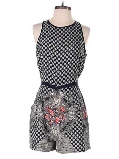 Pre-owned Forever 21 Contemporary Romper In Black