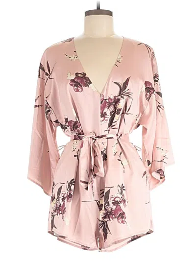 Pre-owned Forever 21 Contemporary Romper In Pink