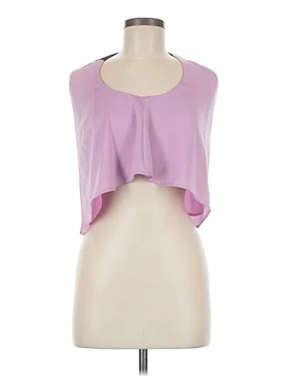 Pre-owned Forever 21 Contemporary Sleeveless Blouse In Purple