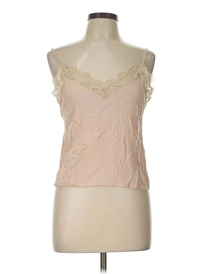 Pre-owned Forever 21 Contemporary Sleeveless Blouse In Tan
