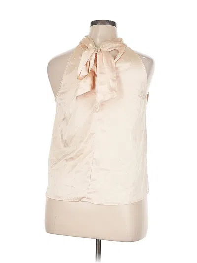 Pre-owned Forever 21 Contemporary Sleeveless Blouse In White