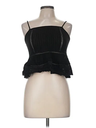 Pre-owned Forever 21 Contemporary Sleeveless Top Black Strapless Neckline Tops