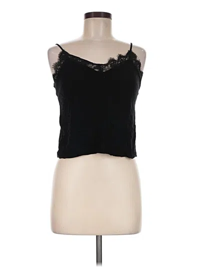 Pre-owned Forever 21 Contemporary Sleeveless Top Black Sweetheart Neckline Tops