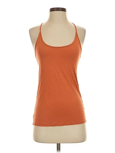 Pre-owned Forever 21 Contemporary Tank Top Orange Halter Neckline Tops