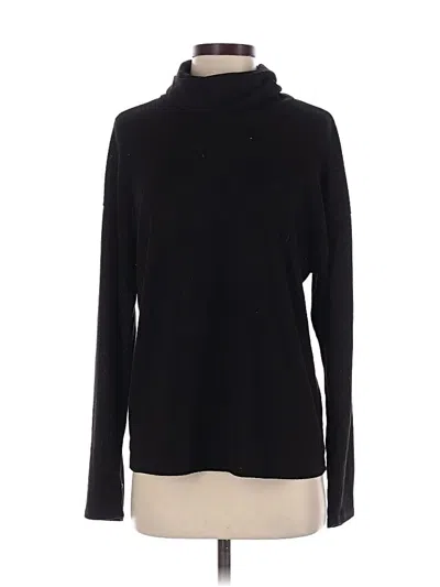 Pre-owned Forever 21 Contemporary Turtleneck Sweater In Black