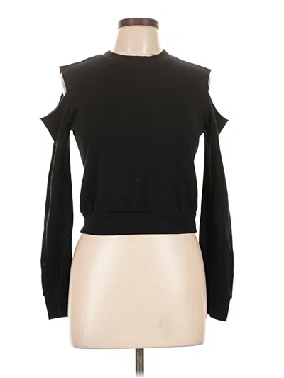 Pre-owned Forever 21 Contemporary Turtleneck Sweater In Black