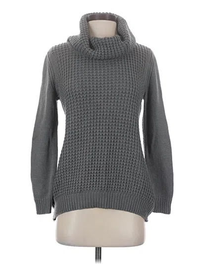 Pre-owned Forever 21 Contemporary Turtleneck Sweater In Gray