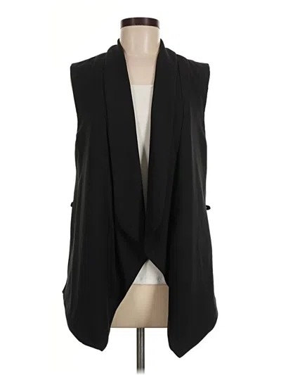 Pre-owned Forever 21 Contemporary Tuxedo Vest In Black