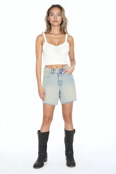 Forever 21 Crochet Sweater-knit Cami In White