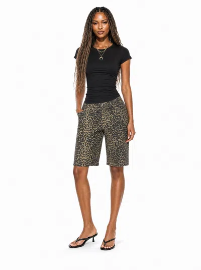 Forever 21 Denim Bermuda Shorts In Multi