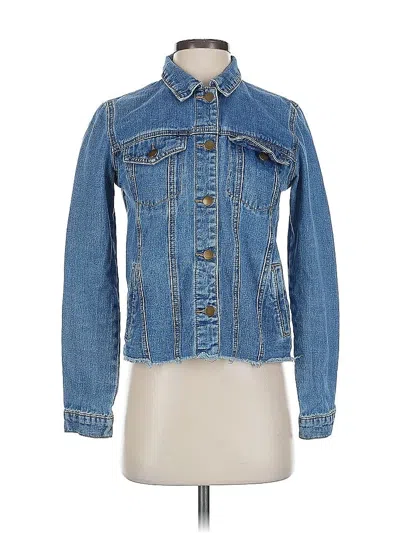 Pre-owned Forever 21 Denim Jacket In Blue