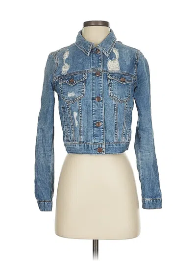 Pre-owned Forever 21 Denim Jacket In Blue