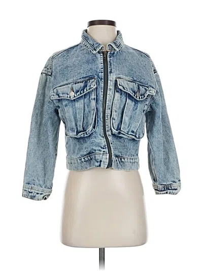 Pre-owned Forever 21 Denim Jacket In Blue