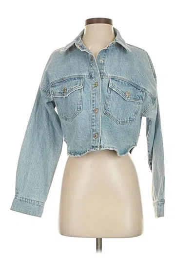 Pre-owned Forever 21 Denim Jacket In Blue