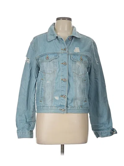 Pre-owned Forever 21 Denim Jacket In Blue