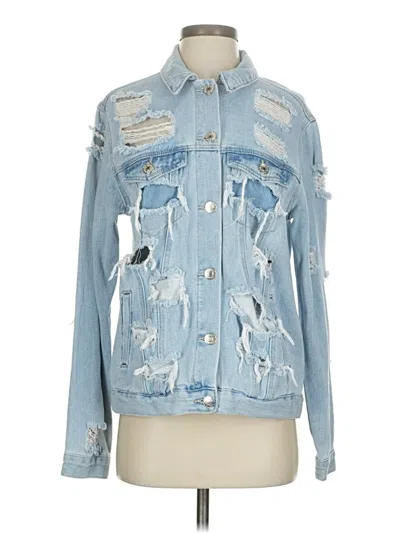 Pre-owned Forever 21 Denim Jacket In Blue