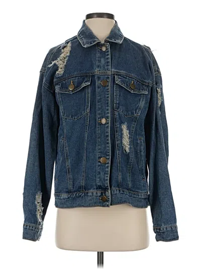 Pre-owned Forever 21 Denim Jacket In Blue