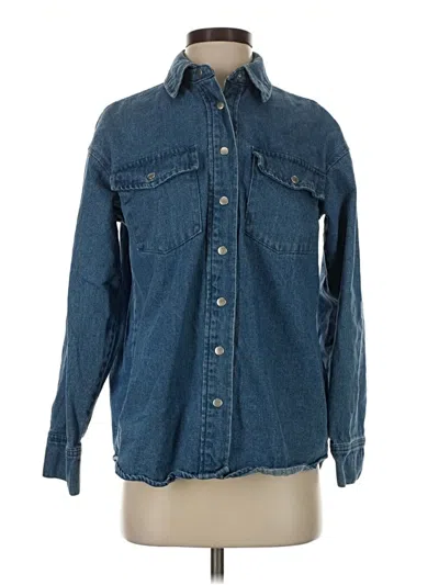 Pre-owned Forever 21 Denim Jacket In Blue