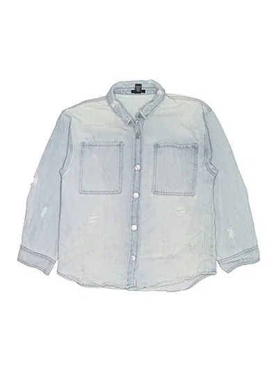 Pre-owned Forever 21 Kids' Denim Jacket In Blue