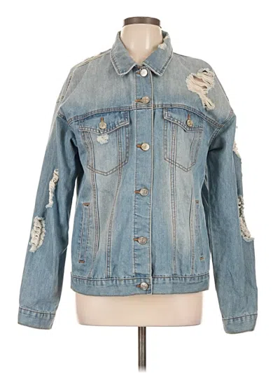 Pre-owned Forever 21 Denim Jacket In Blue