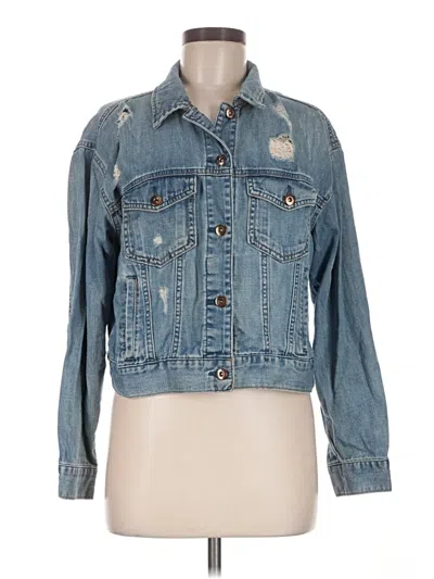 Pre-owned Forever 21 Denim Jacket In Blue