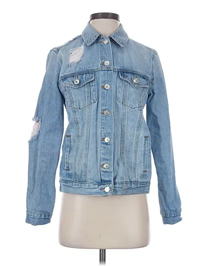 Pre-owned Forever 21 Denim Jacket In Blue