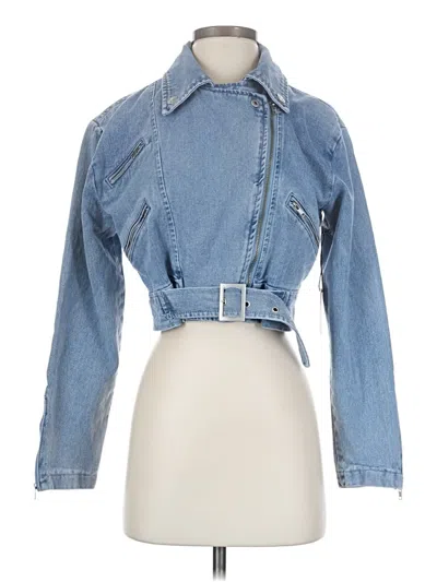 Forever 21 Denim Jacket In Blue