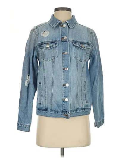 Pre-owned Forever 21 Denim Jacket In Blue