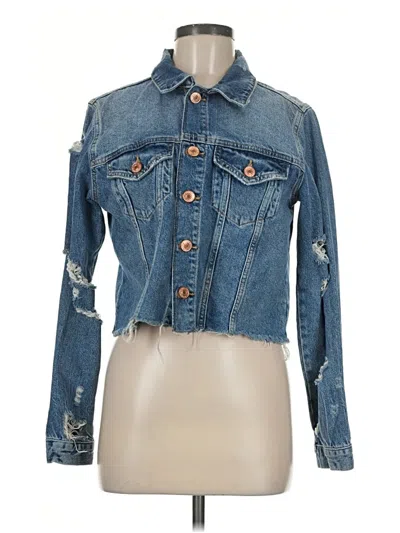 Pre-owned Forever 21 Denim Jacket In Blue