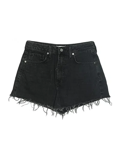 Pre-owned Forever 21 Denim Shorts In Black