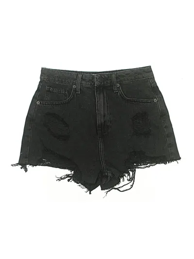 Pre-owned Forever 21 Denim Shorts In Black