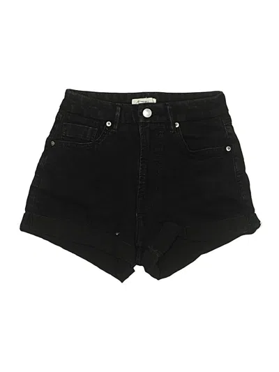 Pre-owned Forever 21 Denim Shorts In Black