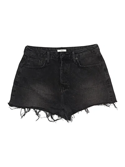 Pre-owned Forever 21 Denim Shorts In Black