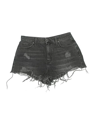 Pre-owned Forever 21 Denim Shorts In Black