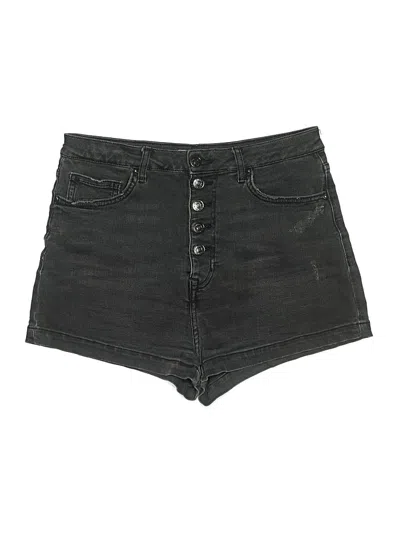 Pre-owned Forever 21 Denim Shorts In Black
