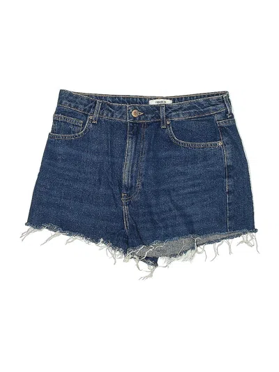 Pre-owned Forever 21 Denim Shorts In Blue