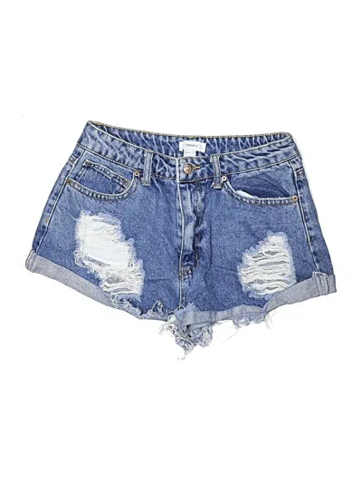 Pre-owned Forever 21 Denim Shorts In Blue